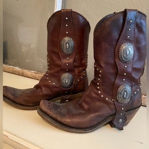 Liberty Black Delano Cotto Concho Boot (Style 711528)